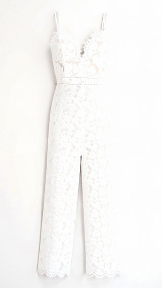 Eleonora - Boho Jumpsuit - Verstellbare Träger - Jumpsuits - Weiß - Müller Mode
