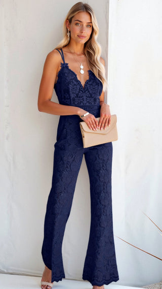 Eleonora - Boho Jumpsuit - Verstellbare Träger - Jumpsuits - Weiß - Müller Mode