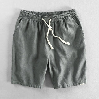 Elijah - Shorts - Bequemes - Shorts - Grau Grün - Müller Mode