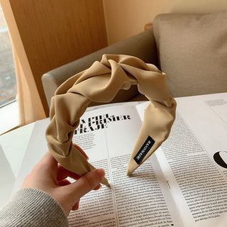 Elise Haarreif mit gedrehtem Stoffdesign - Haarschmuck - Schwarz - Müller Mode