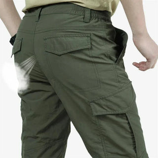 Elon - Arbeits - Cargohose - Robustes Material - Cargohosen - Armeegrün - Müller Mode