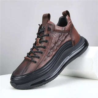 Emil - Freizeitschuhe für Herren - Stil und Komfort - Sneakers - Braun - Müller Mode