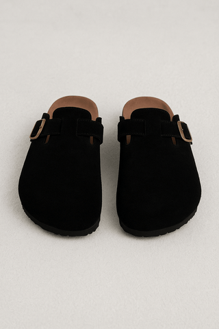 Enrico Schnallenclogs - Sandalen & Hausschuhe - Schwarz - Müller Mode