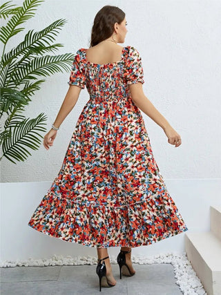 Evelina - Plus Size Kleid - Sommer Boho - Kleider - Mehrfarbig - Müller Mode