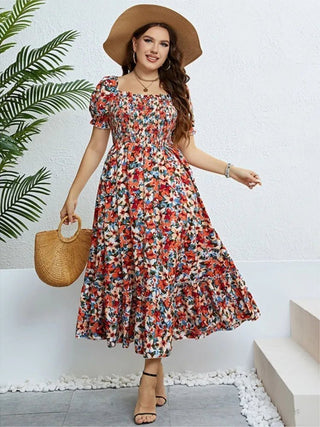 Evelina - Plus Size Kleid - Sommer Boho - Kleider - Mehrfarbig - Müller Mode