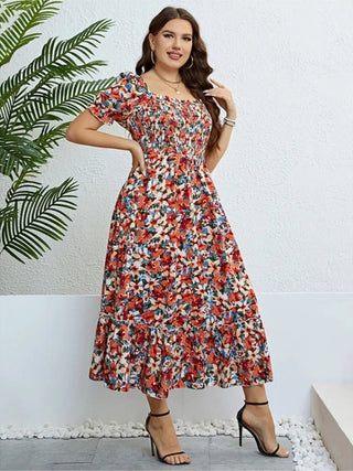 Evelina - Plus Size Kleid - Sommer Boho - Kleider - Mehrfarbig - Müller Mode