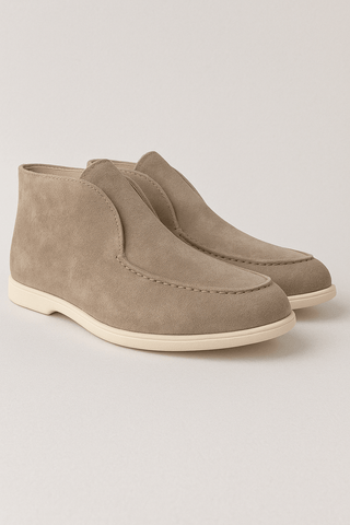 Fabianus Knöchel - Loafer aus Wildleder - Loafers - Braun - Müller Mode