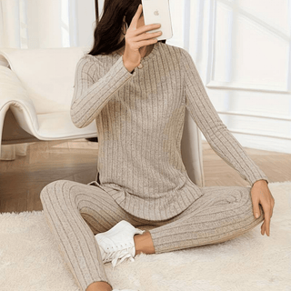 Fanny - Zweiteiliges Set für Frauen - Sets - Aprikose - Müller Mode