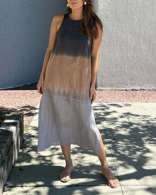 Fenja - Kleid - Farbverlauf - Ärmellos - Kleider - Grau - Müller Mode