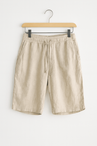 Ferdinand Kniehohe Shorts mit Elastikbund - Shorts - Grau - Müller Mode