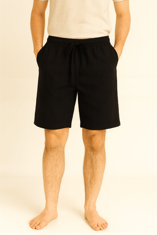 Ferdinand Kniehohe Shorts mit Elastikbund - Shorts - Schwarz - Müller Mode