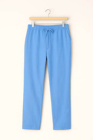 Frank Tapered - Hose mit Kordelzug - Hosen - Himmelblau - Müller Mode
