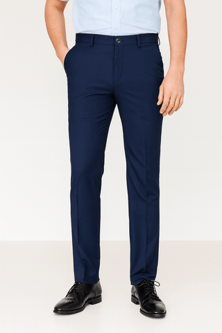 Franz Slim Fit Anzughose - Hosen - Blau - Müller Mode