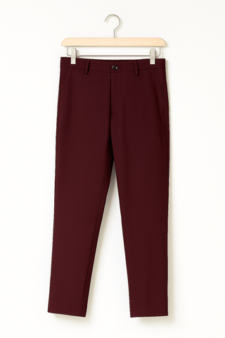 Franz Slim Fit Anzughose - Hosen - Weinrot - Müller Mode