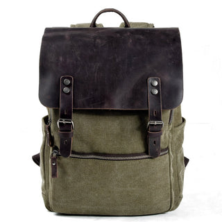 Gaston - Vintage - Rucksack - Robustes Canvas - Rucksäcke - Hellgrün - Müller Mode