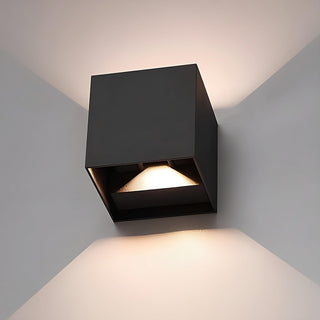 Glow - Quadratische Wandleuchte - Wandleuchte - Schwarz - Müller Mode