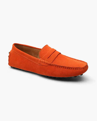 Gustaaf Wildleder Mokassin Loafer - Loafers - Orange - Müller Mode