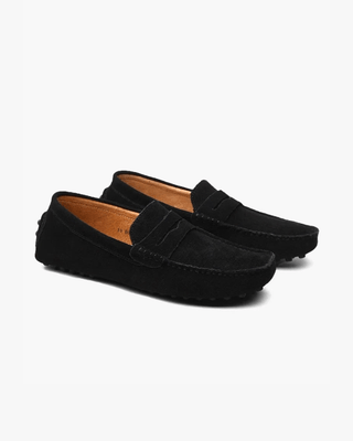 Gustaaf Wildleder Mokassin Loafer - Loafers - Schwarz - Müller Mode