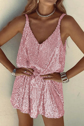 Gwyneth - Clubkleid - Funkelnder Pailletten - Stil - Kleider - Hellrosa - Müller Mode