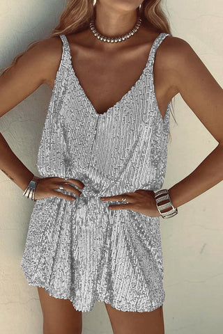 Gwyneth - Clubkleid - Funkelnder Pailletten - Stil - Kleider - Silber - Müller Mode