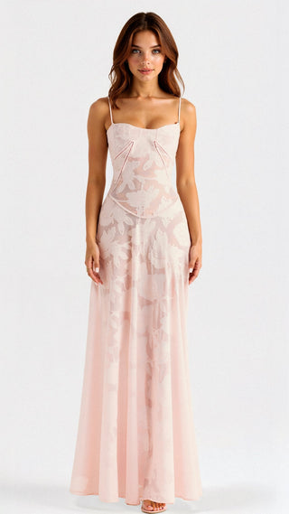 Hannah - Maxikleid - Spitzenrücken - Kleider - Weiß - Müller Mode