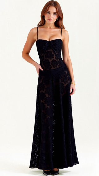 Hannah - Maxikleid - Spitzenrücken - Kleider - Weiß - Müller Mode