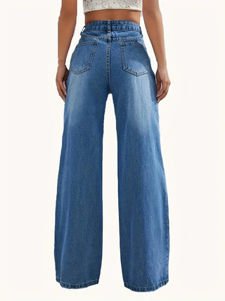 Heidi Weitbein - Jeanshose Hohe Taille - Jeans - Hellblau - Müller Mode