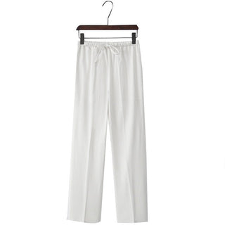 Hubert Lockere Passform Hose mit Kordelzug - Hosen - Weiß - Müller Mode