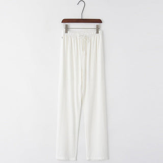 Ian Freizeithose mit Kordelzug - Hosen - Weiß - Müller Mode