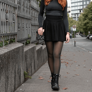 Ida - Gefütterte Strumpfhose für Frauen - Leggings - Hellgrau - Müller Mode