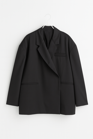 Ina Oversize - Blazer ohne Knöpfe - Blazers - Schwarz - Müller Mode