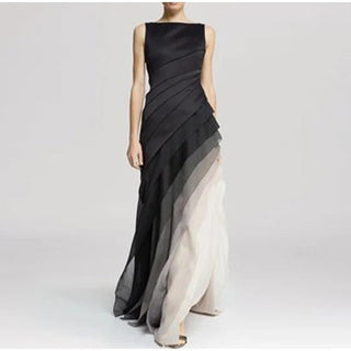 Irmelin - Ärmelloses Kleid - Maxikleid - Kleider - Schwarz - Müller Mode