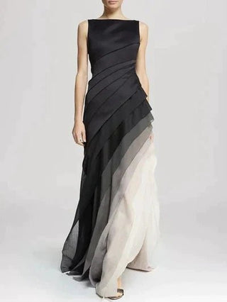 Irmelin - Ärmelloses Kleid - Maxikleid - Kleider - Schwarz - Müller Mode