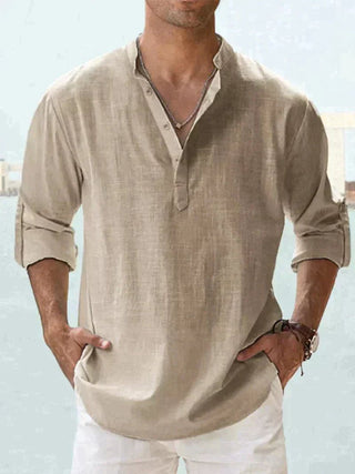 Ivar - Hemd - Lose Passform - Hemden - Khaki - Müller Mode