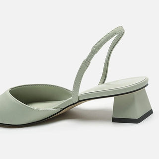 Izara - Spitz zulaufende Absätze - Slingback Stil - Pumps - Schwarz - Müller Mode