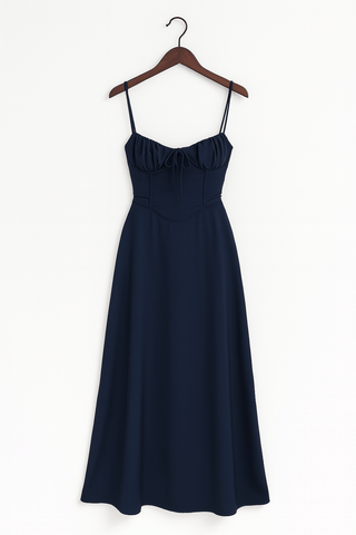 Jasmijn Maxikleid mit Spaghettiträgern - Kleider - Gelb - Müller Mode