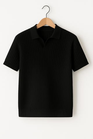 Jozef Strick - Poloshirt mit Kurzarm - Polos - Schwarz - Müller Mode