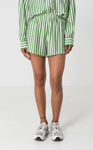 Julieann - Sommershorts - Streifendruck - Shorts - Grün - Müller Mode