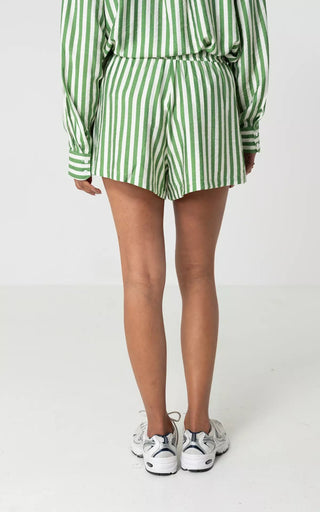 Julieann - Sommershorts - Streifendruck - Shorts - Grün - Müller Mode