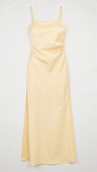 July - Schickes Maxikleid - Sommerkleid - Kleider - Gelb - Müller Mode
