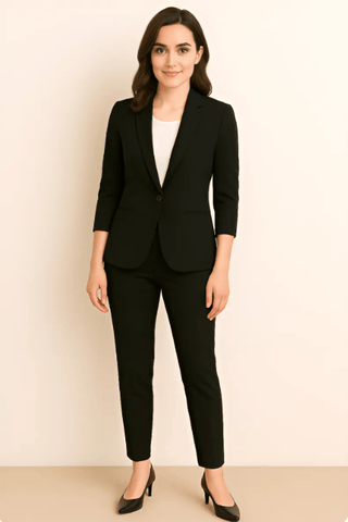 Karoline Blazer und Hosen Set - Sets - Beige - Müller Mode
