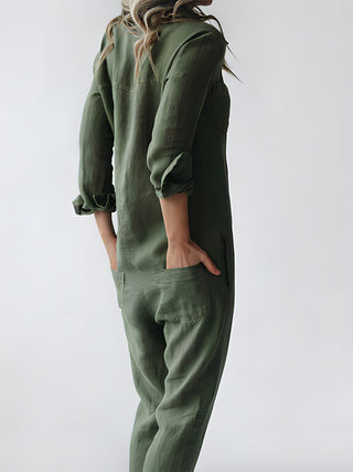 Kaya - Jumpsuit - Hosenanzug - Sets - Grün - Müller Mode