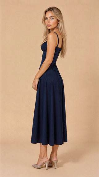 Kiana - Taillenkleid - Bustier - Design - Kleider - Marineblau - Müller Mode