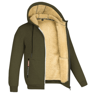 Kristoffer - Weiche und warme Herrenjacke - Winterjacken - Armeegrün - Müller Mode