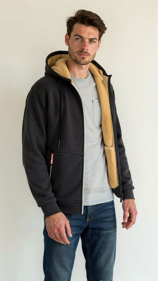 Kristoffer - Weiche und warme Herrenjacke - Winterjacken - Dunkelblau - Müller Mode