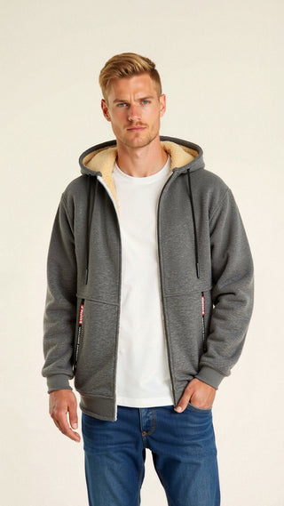 Kristoffer - Weiche und warme Herrenjacke - Winterjacken - Dunkelrot - Müller Mode