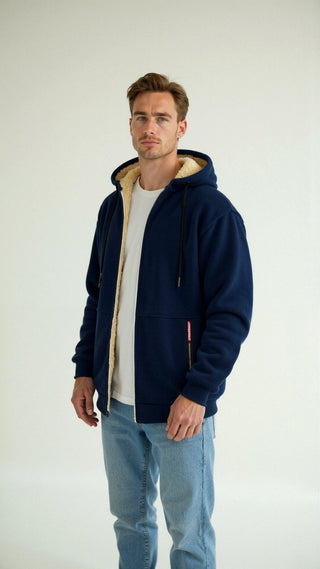 Kristoffer - Weiche und warme Herrenjacke - Winterjacken - Grau - Müller Mode