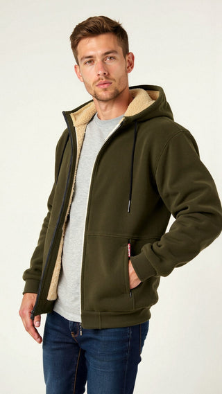 Kristoffer - Weiche und warme Herrenjacke - Winterjacken - Weiß - Müller Mode