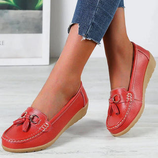 Lærke - Lederschuhe - Sandalen - Sandalen & Hausschuhe - Rot - Müller Mode