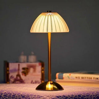 Lampo - Drahtlose LED - Pilzlampe - Tischlampe - Gold - Müller Mode